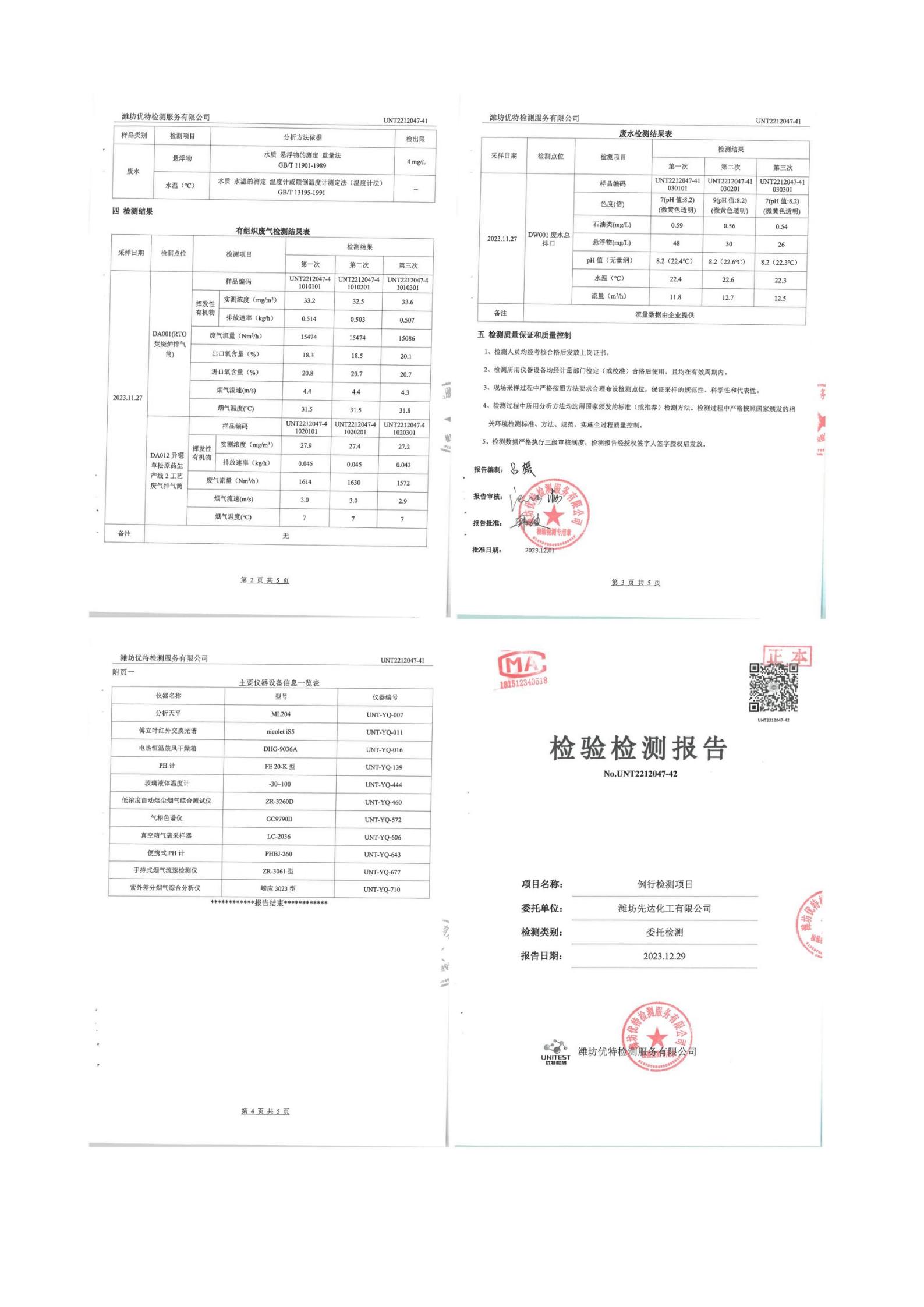 2023骞存綅鍧婂厛杈惧寲宸ユ湁闄愬叕鍙革紙绗洓瀛ｅ害锛夌幆澧冧繚鎶や俊鎭叕绀篲06.jpg